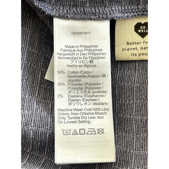 Madewell Sz 3X Gingham Knit Top Stretch Plus Summer Casual Preppy Boxy NWT - Picture 11 of 11